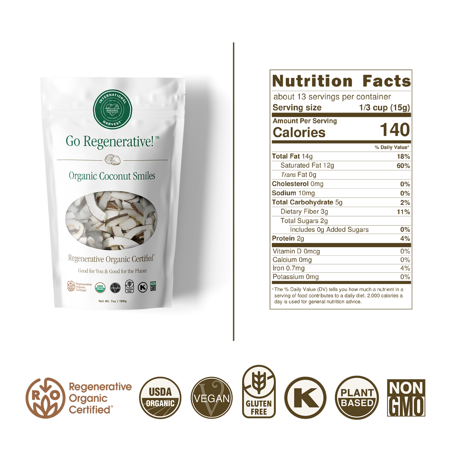 Go Regenerative! Organic Coconut Smiles