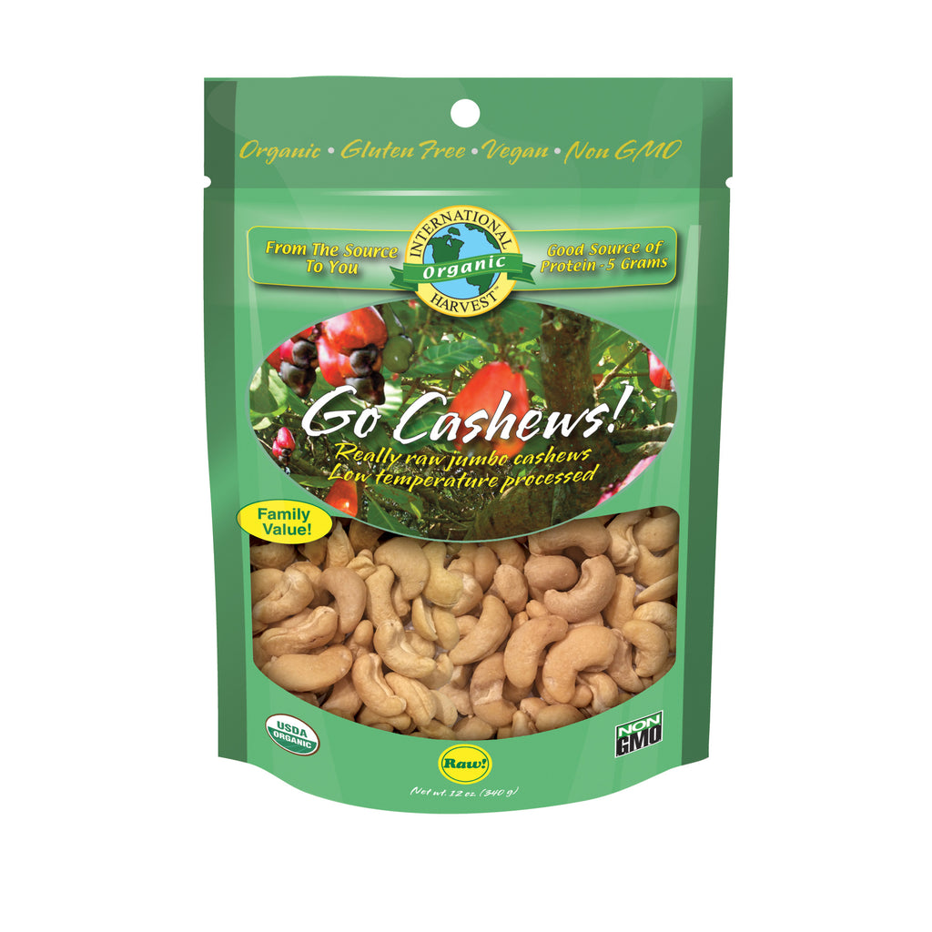 Go Cashews! Really Raw Jumbo Cashews