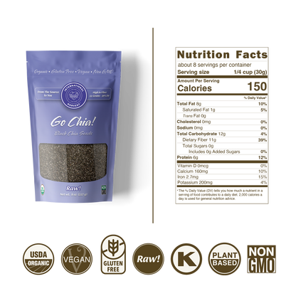 Go Chia! Black Chia Seeds