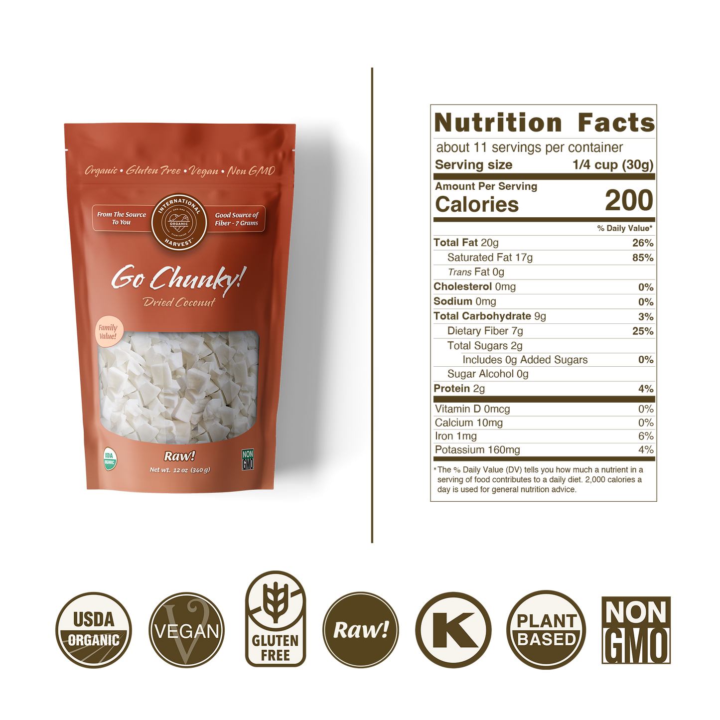 Go Chunky! Dried Coconut