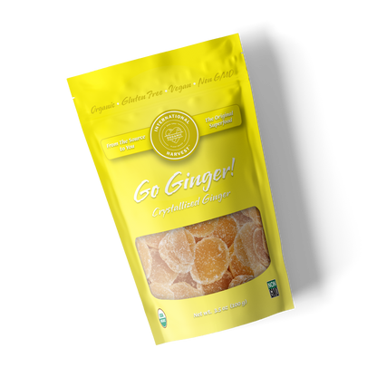 Go Ginger! Crystallized Ginger Medallions