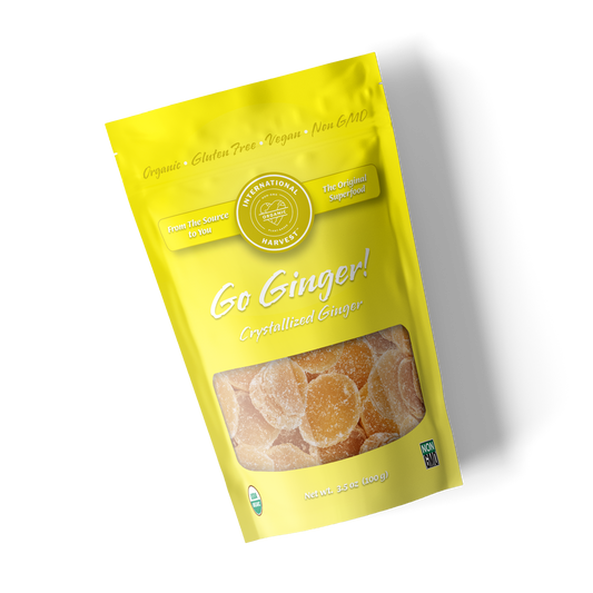 Go Ginger! Crystallized Ginger Medallions