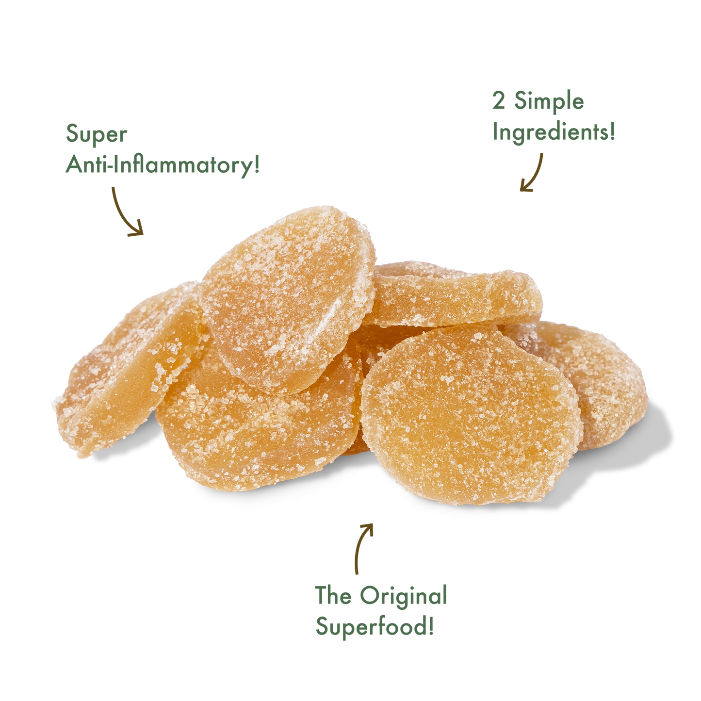 Go Ginger! Crystallized Ginger Medallions