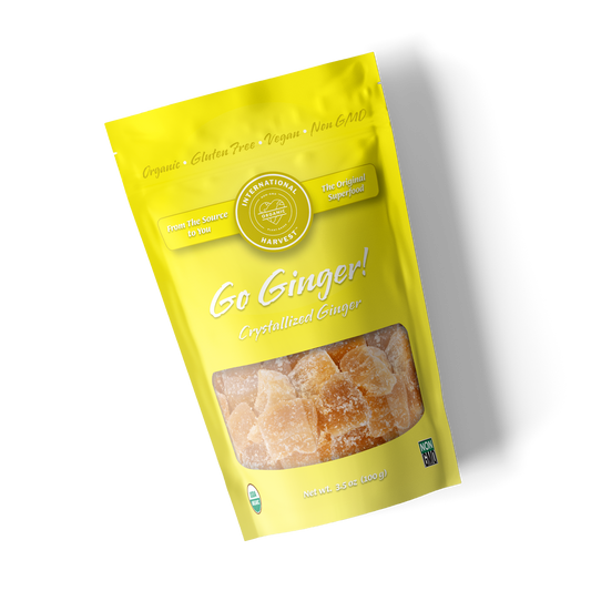Go Ginger! Crystallized Ginger Squares