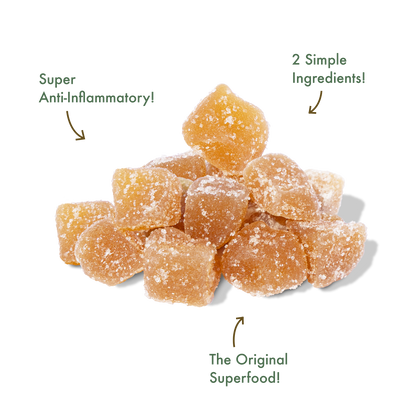Go Ginger! Crystallized Ginger Squares