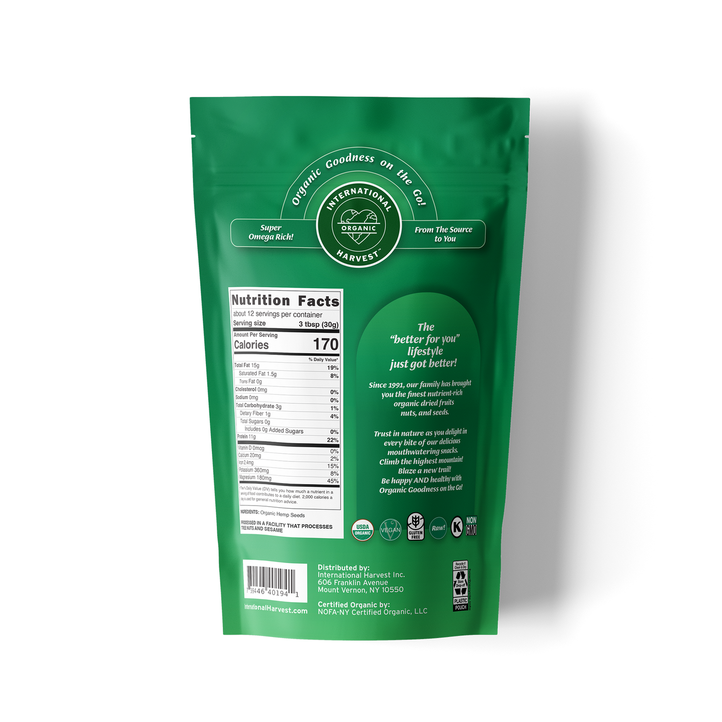 Go Hemp! Hulled Hemp Seeds