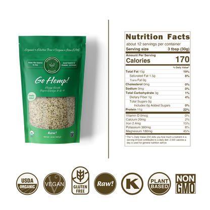 Go Hemp! Hulled Hemp Seeds