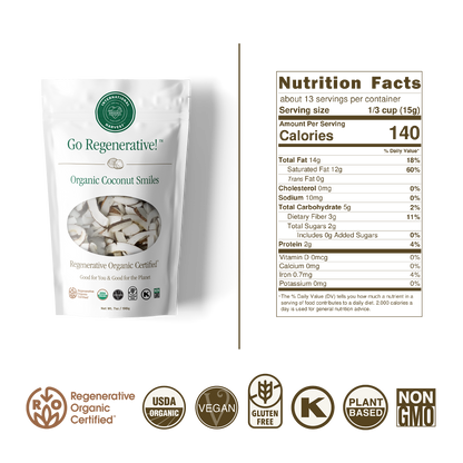 Go Regenerative! Organic Coconut Smiles