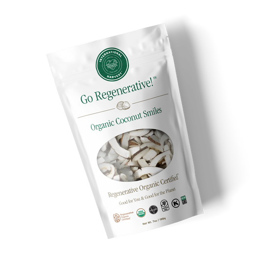 International Harvest Go Regenerative! Organic Coconut Smiles — product image