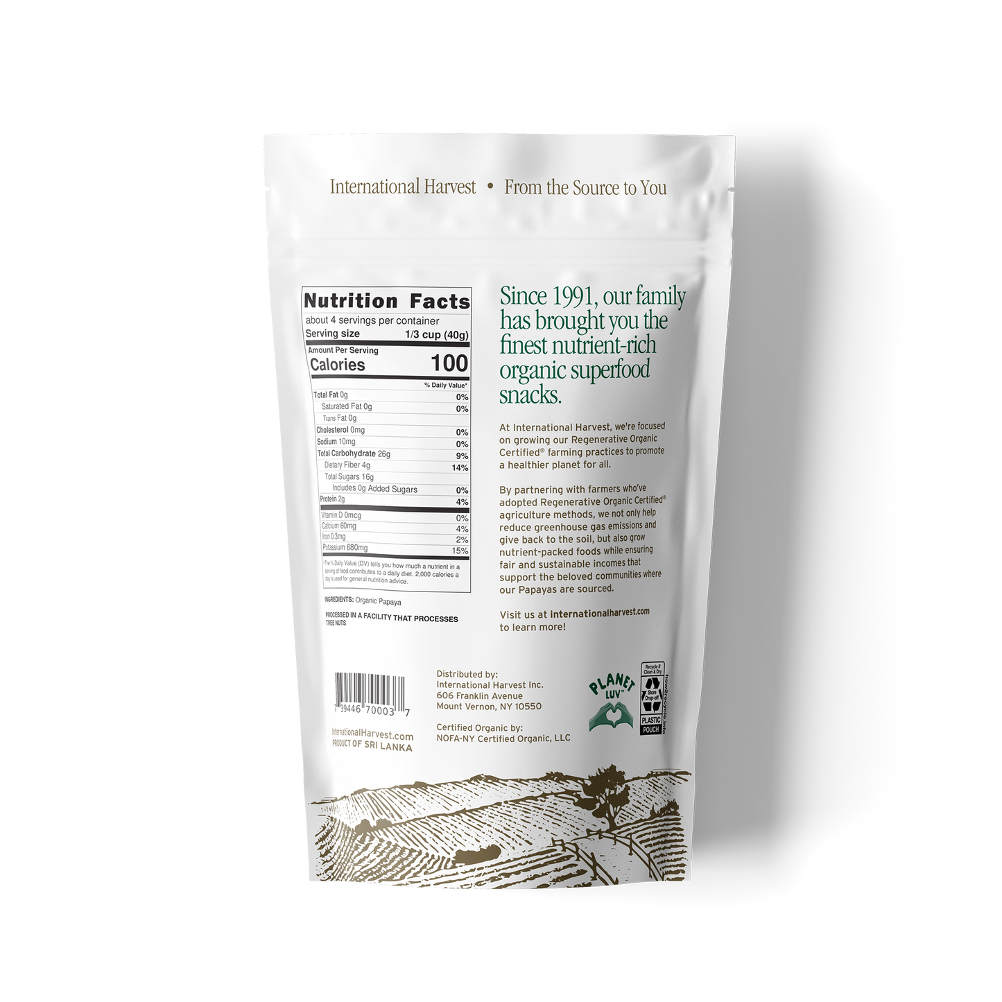 Go Regenerative! Organic Dried Papaya