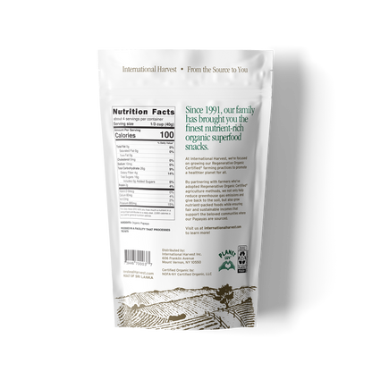 Go Regenerative! Organic Dried Papaya