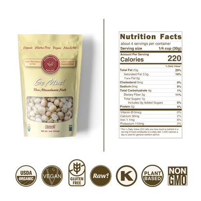 Go Mac! Raw Macadamia Nuts