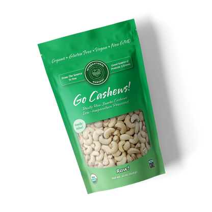Go Cashews! Really Raw Jumbo Cashews