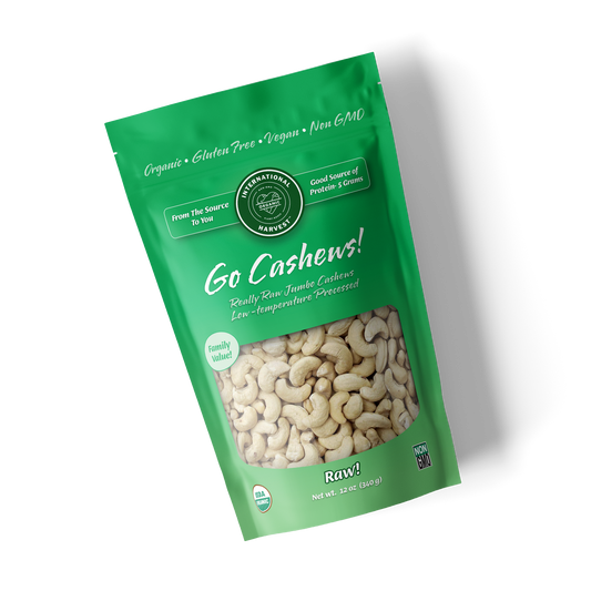 Go Cashews! Really Raw Jumbo Cashews