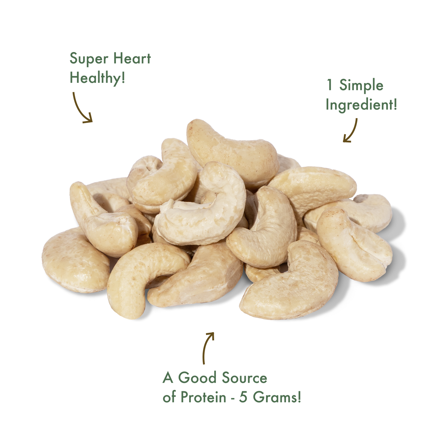 Go Cashews! Really Raw Jumbo Cashews