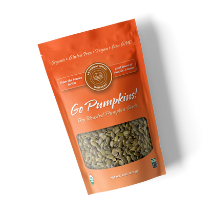 Go Pumpkins! Dry Roasted Pumpkin Seeds