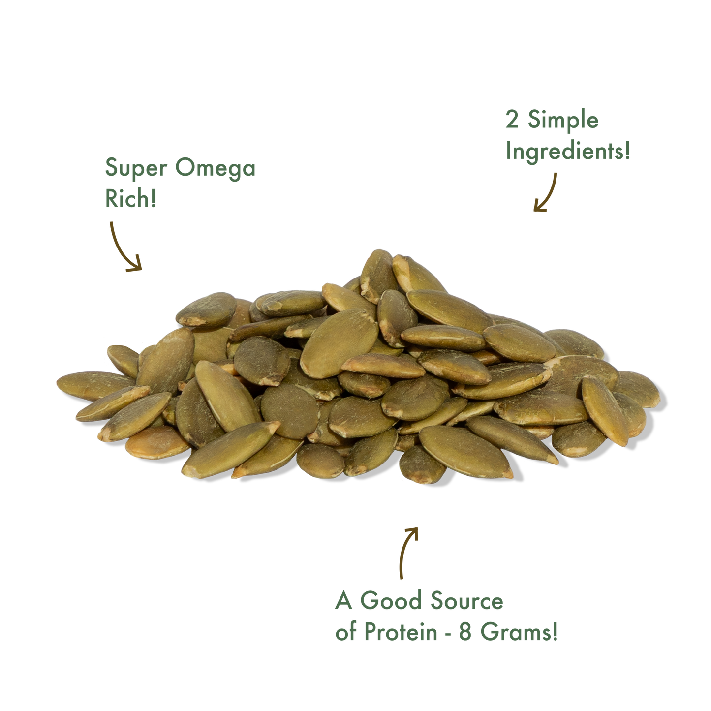 Go Pumpkins! Dry Roasted Pumpkin Seeds