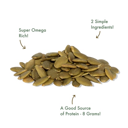 Go Pumpkins! Dry Roasted Pumpkin Seeds