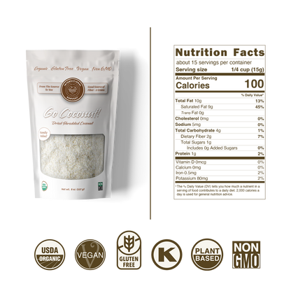 Go Coconut! Sun-Dried Shredded Coconut