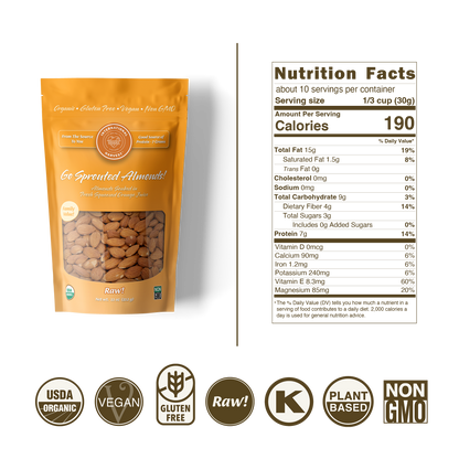 Go Sprouted Almonds!