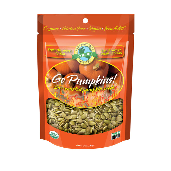 Go Pumpkin! Dry Roasted Pumpkin Seeds