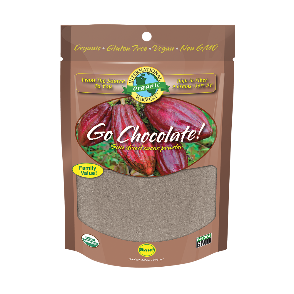 Go Chocolate! Sun Dried Cacao Powder